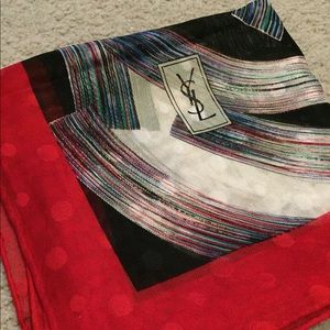 Yves Saint Laurent neck scarf